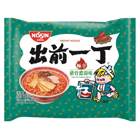 NISSIN Demae Iccho Spicy Series Super Hot Tonkotsu Flavour 日清 出前一丁全辛滋味系列 極辛豬骨濃湯味
