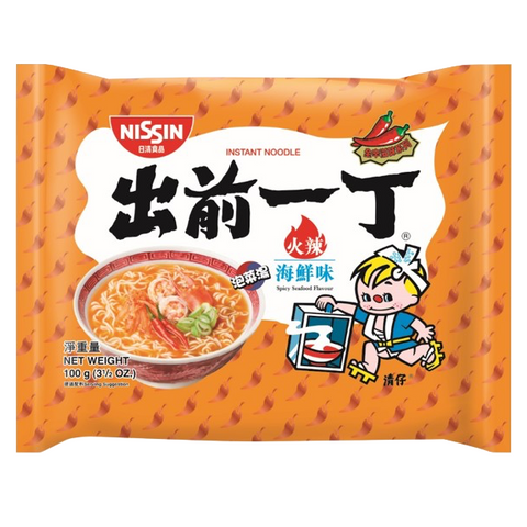 NISSIN Demae Iccho Spicy Series Spicy Seafood Flavour 日清 出前一丁全辛滋味系列 火辣海鮮味